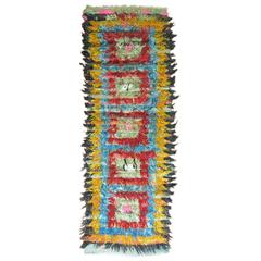 Vintage Turkish Tulu Runner