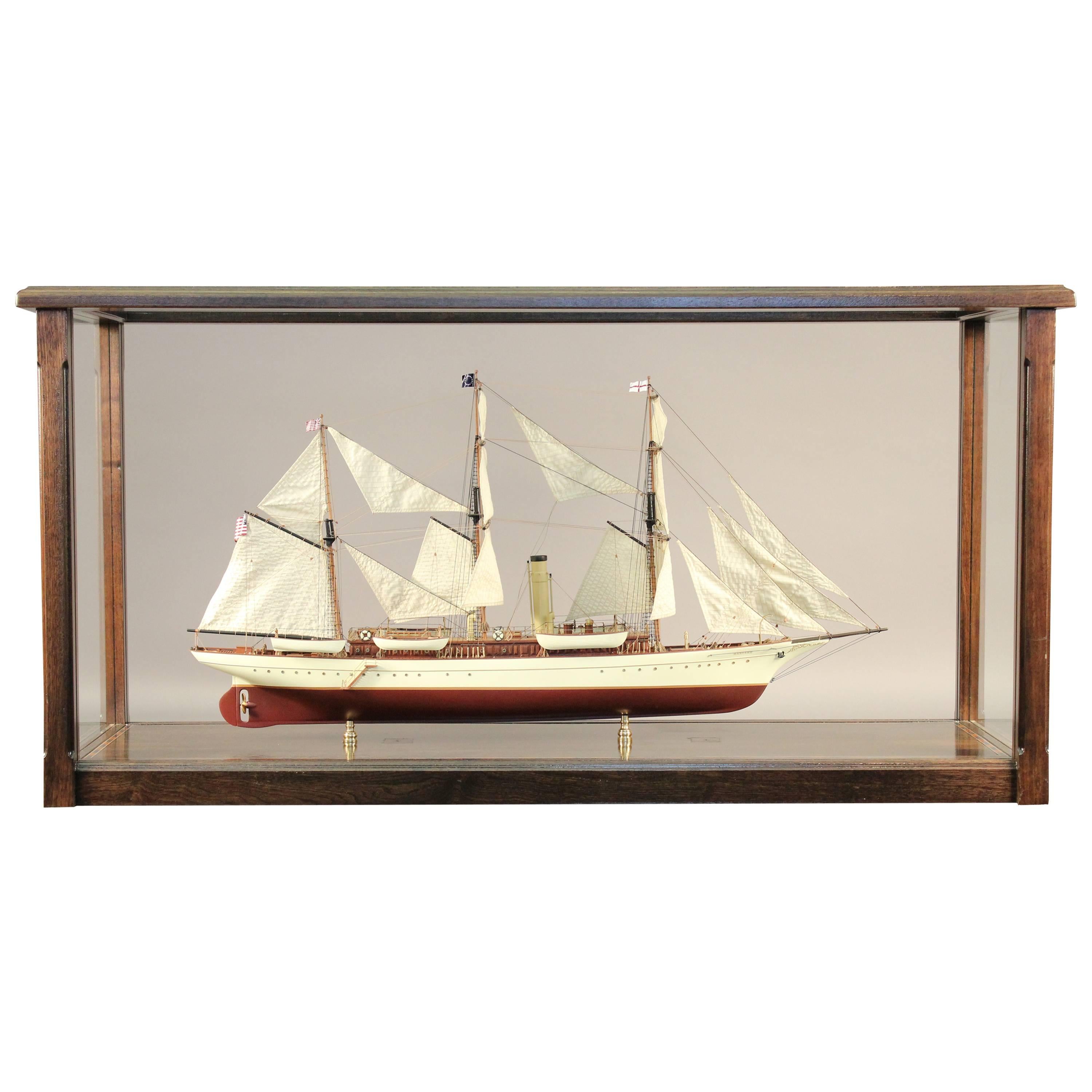 Steam Yacht Model of the "Harvard" For Sale