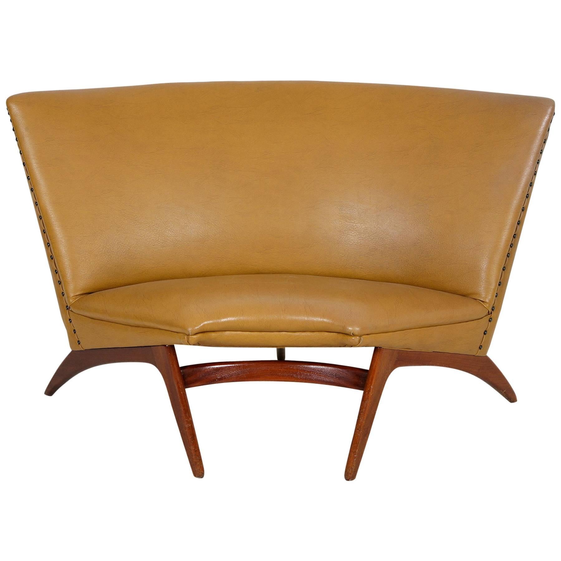 High Back Corner Sofa by Arne Hovmand-Olsen (Attributed)