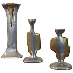 Set of Candlesticks by David Marshall, Spain, 1970