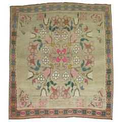 Vintage Turkish Kars Rug Influenced by Bessarabian Style Kilims 5