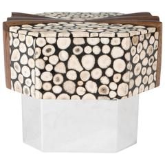 Gene Jonson & Robert Marcius Dresser-Top Box with Bone and Exotic Wood Lid 8