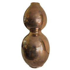 Large 1980s Modernist Metallic Glaze Vase for Steve Chase 4