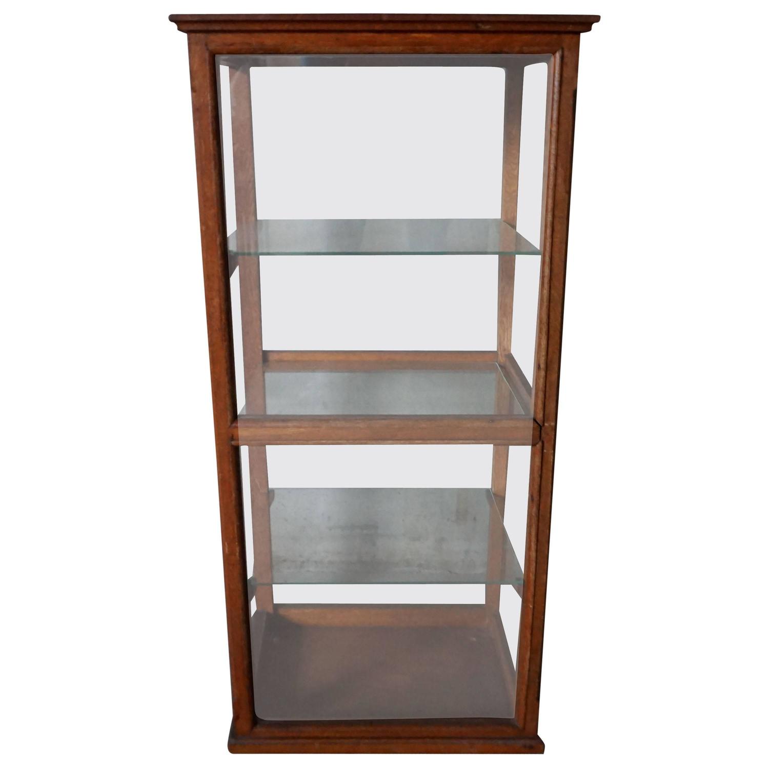 Antique English Display Case For Sale at 1stdibs