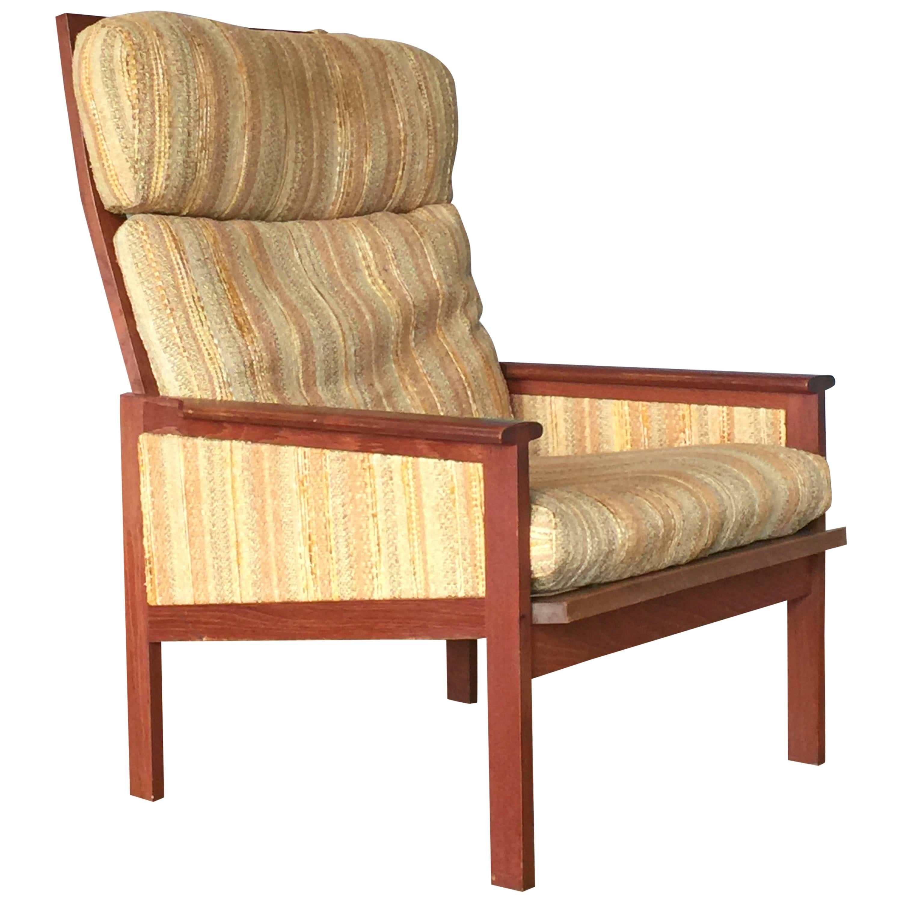 "Capella" High Back Danish Lounge Club Chair