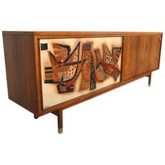 Alfred Hendrickx Tile Sideboard in Rosewood for Belform