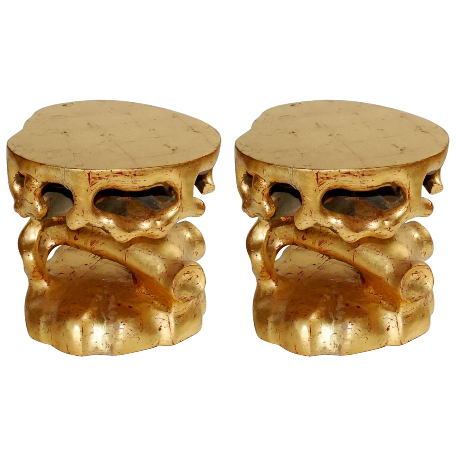 Pair of Truffle Design Side Tables