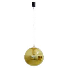 Golden Globe Pendant Lamp from Peill 
Putzler, Germany 1960s