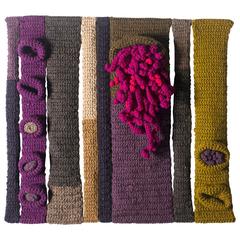 Jane Knight Sculptural Fiber Art Wall Hanging 1