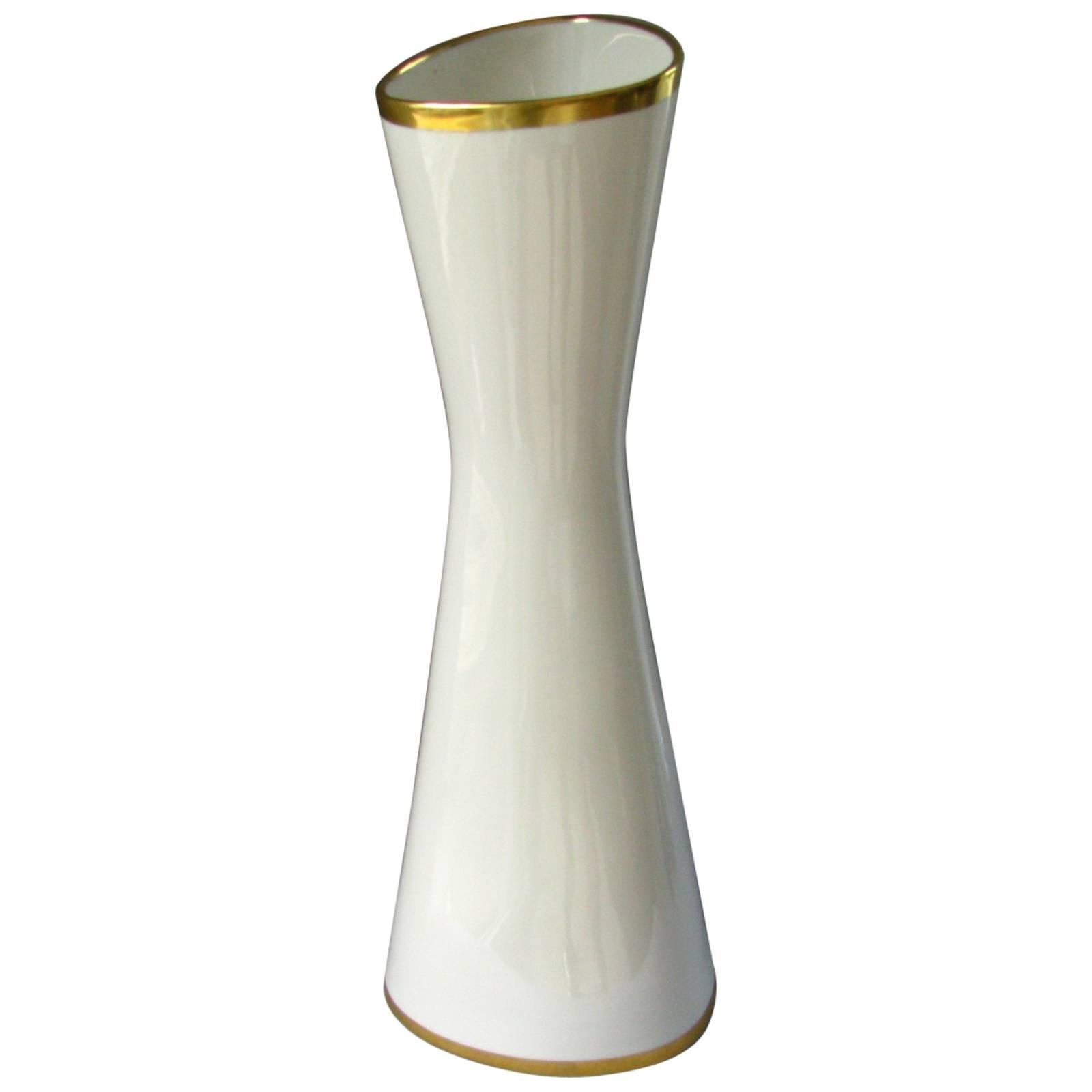 Large Porcelain Vase by Lindner, Germany, 1950