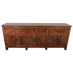 Antique Chinese 19th Century Sideboard