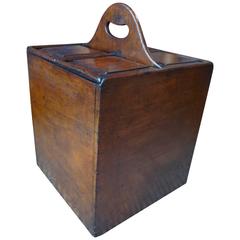 Antique Mahogany Wine Carrier
