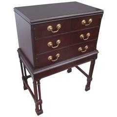 Diminutive Chest on Stand in the Regency Style