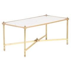 French Vintage Coffee Table in the Manner of Jaques Adnet