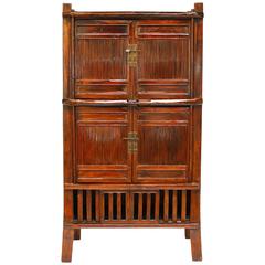 Chinese Bamboo Kitchen Cabinet