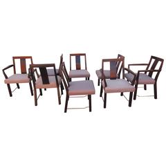 Edward Wormely for Dunbar set of six Dining Chairs