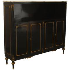 1940s French Louis XVI Style Bronze-Trimmed Cabinet by Jansen