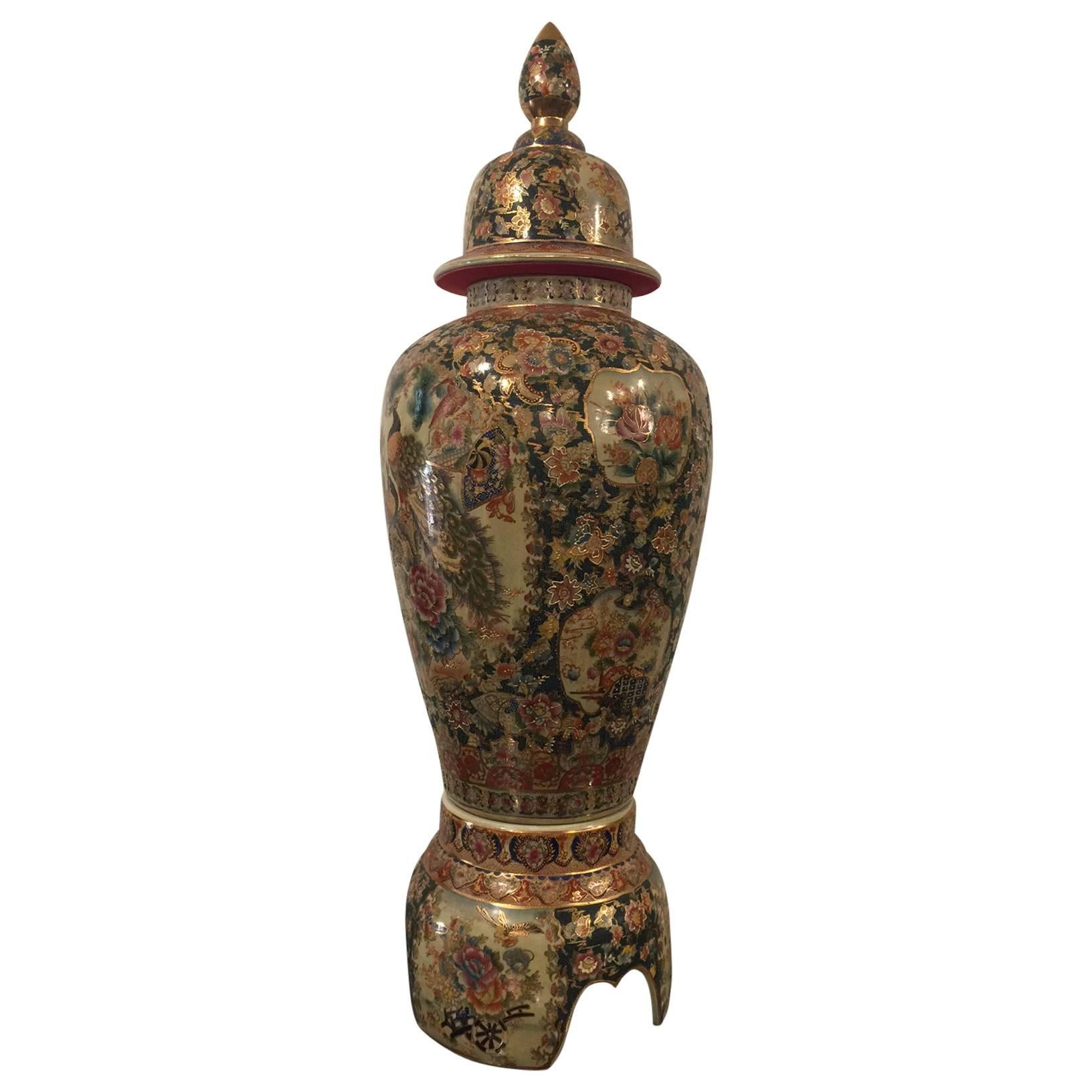 Large Cloisonne Palace Floor Jar