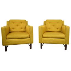 Edward Wormley Lounge Chairs for Dunbar