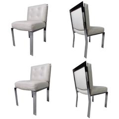 Set of Four Mid-Century Milo Baughman Dining Chairs 1