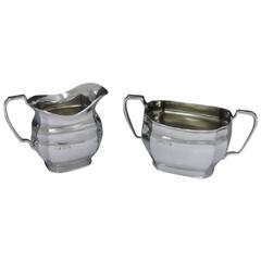 Sterling Sliver Sugar and Cream Containers