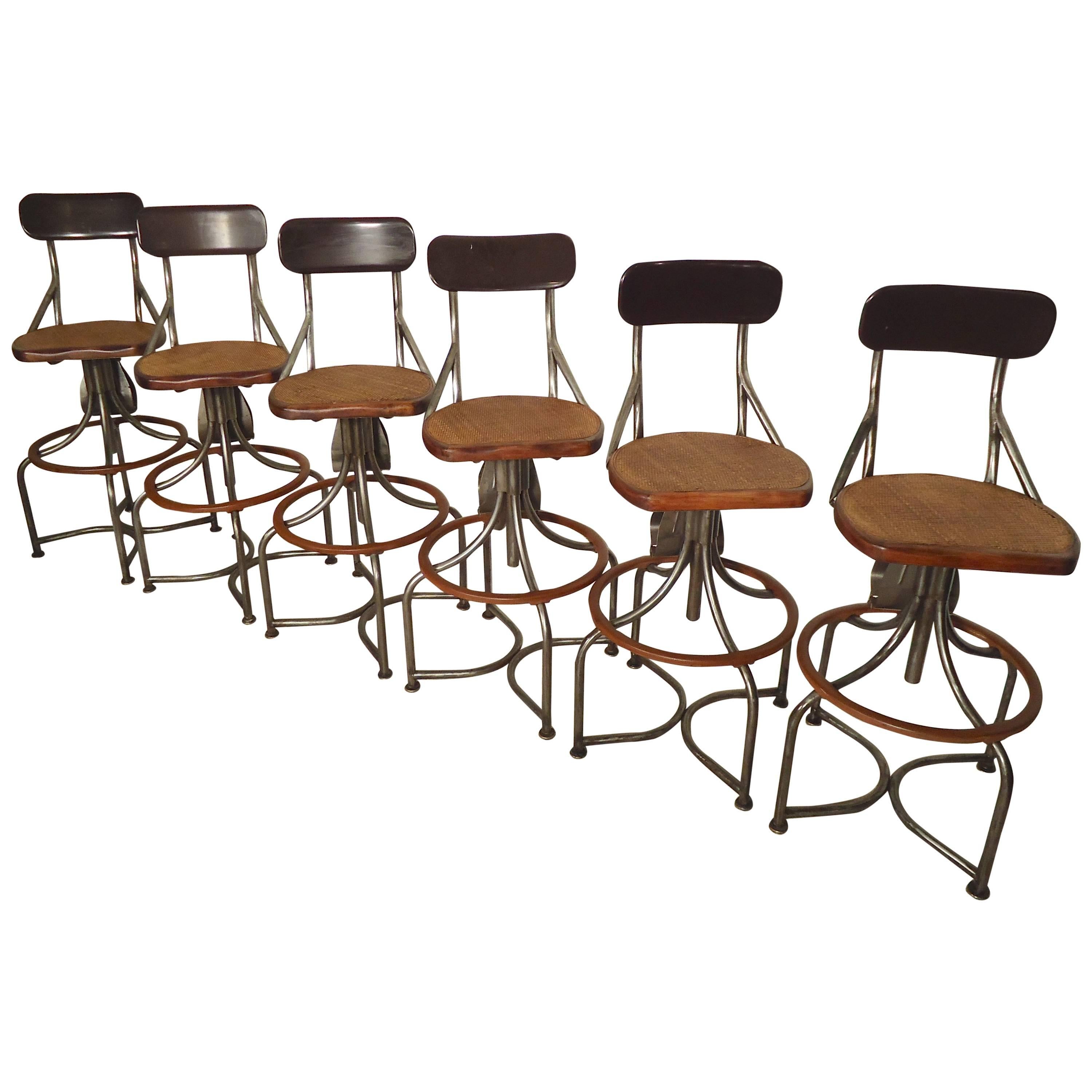 Unique Operator Swivel Stool Refinished
