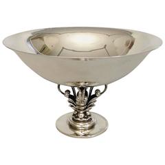 Georg Jensen Sterling Silver Bowl by Harald Nielsen Art Deco