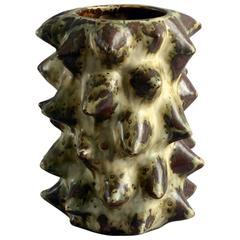 "Budding" Vase with Sung Glaze by Axel Salto