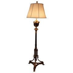 French Second Empire Bronze Floor Lamp