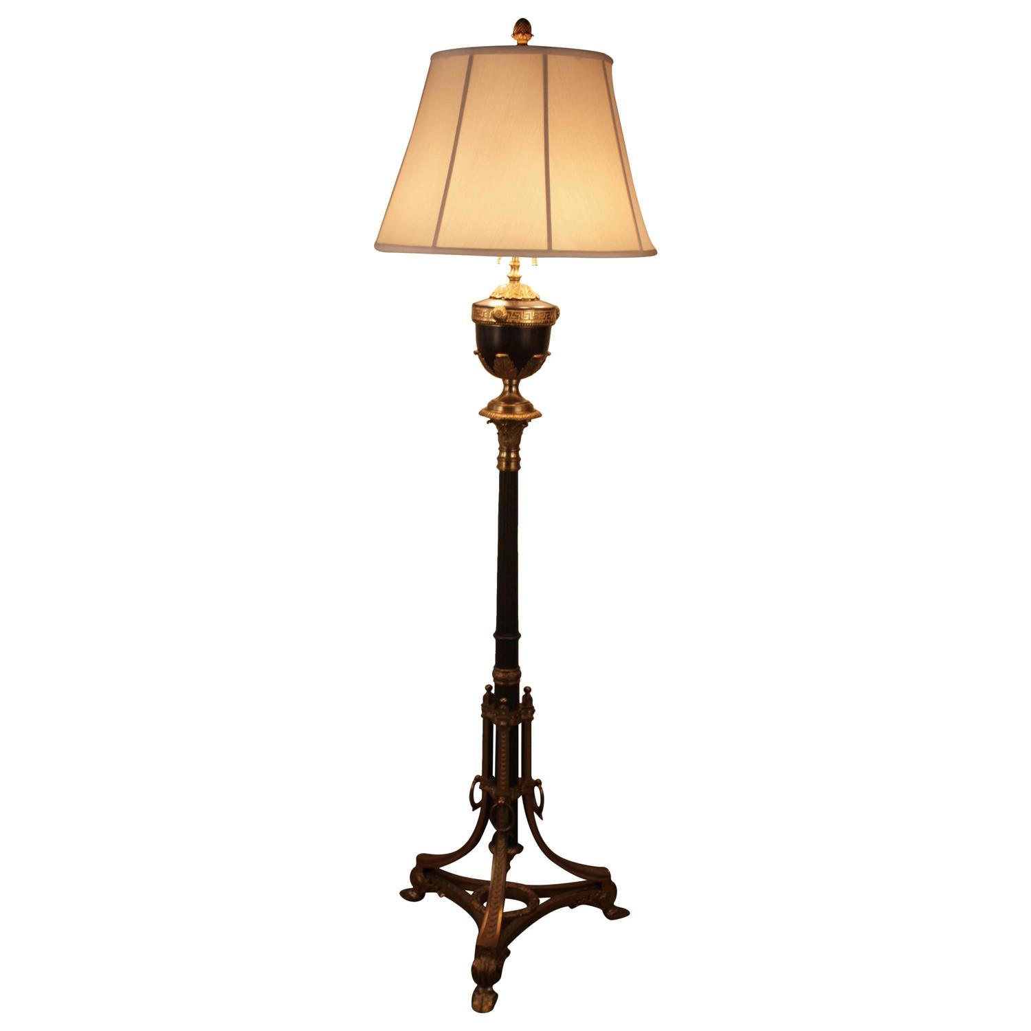 design lamps classic floor Floor For Second Bronze French Sale at Lamp 1stdibs Empire