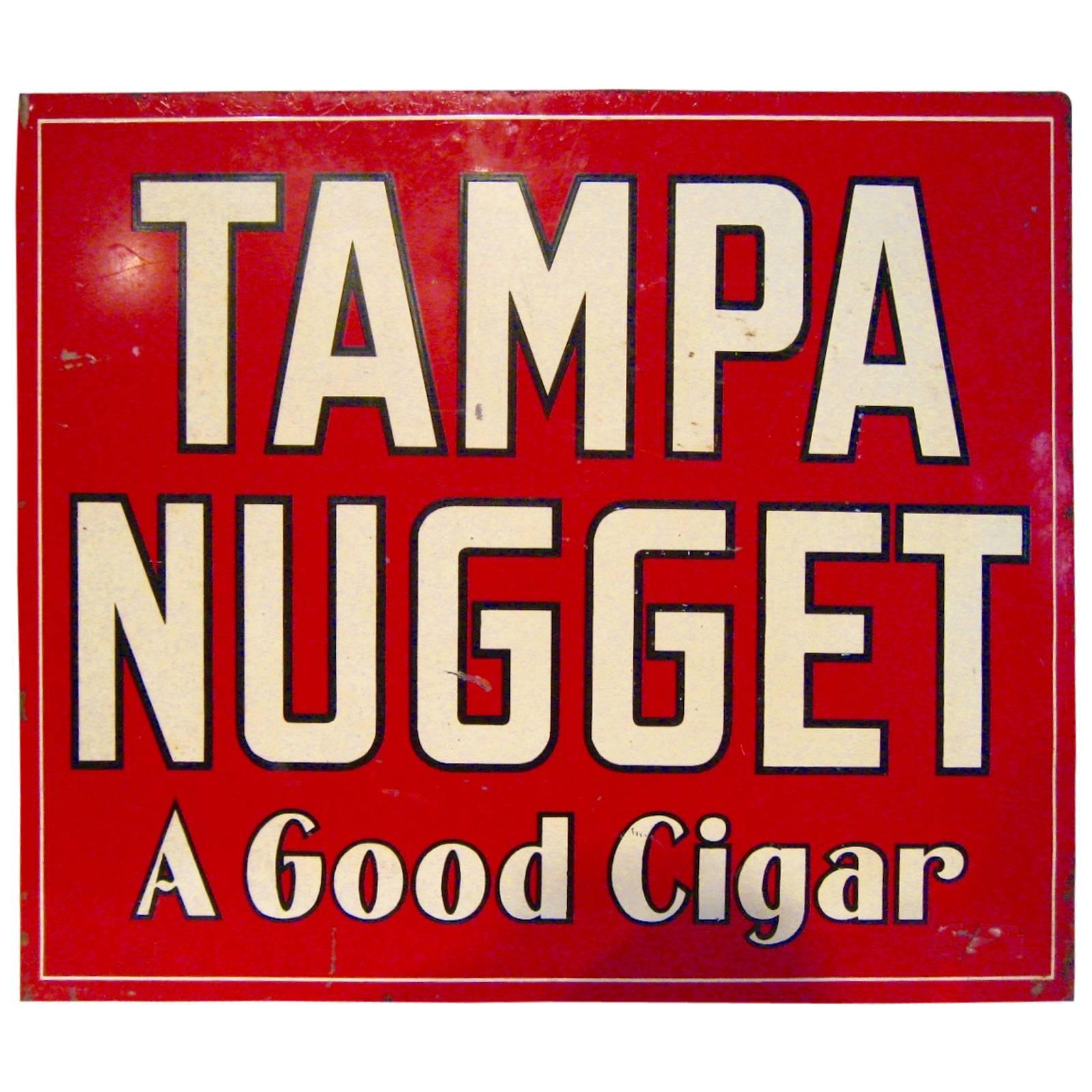 Tampa Nugget Cigar Sign For Sale At 1stdibs