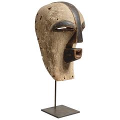 20th Century Kifwebe Femal Wood Mask 