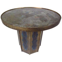 Mid-Century Chinoiserie Style End Table by Philip and Kelvin LaVerne