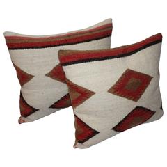 Amazing Gallup Navajo Saddle Blanket Weaving Pillows