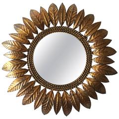 Mid Century Modern Style Sunburst Mirror For At 1stdibs Mid Century Modern Sunburst Mirror