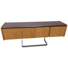 Exceptional Ste-Marie and Laurent Teak Sideboard or Credenza