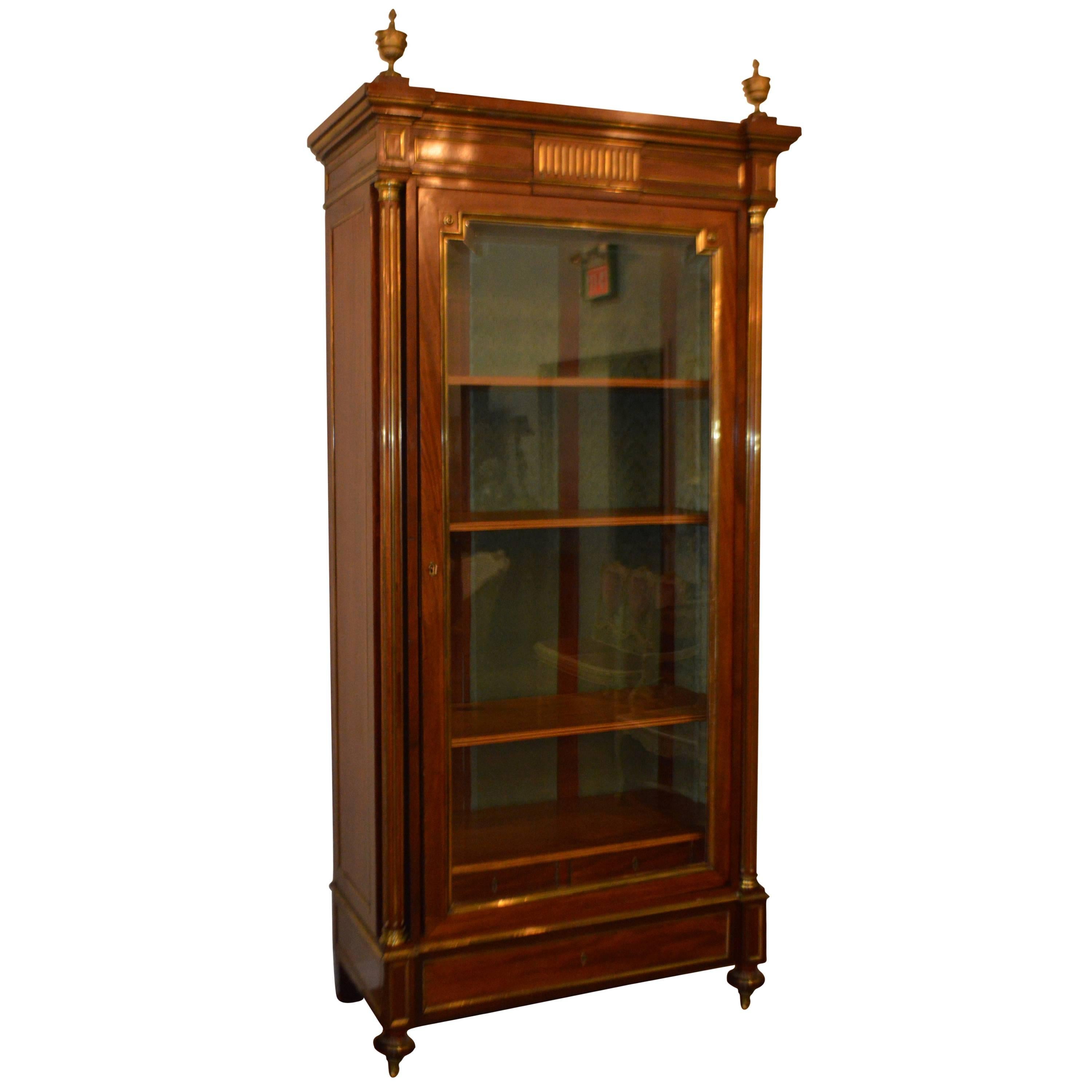 19th Century Directoire Style Mahogany Bookcase
