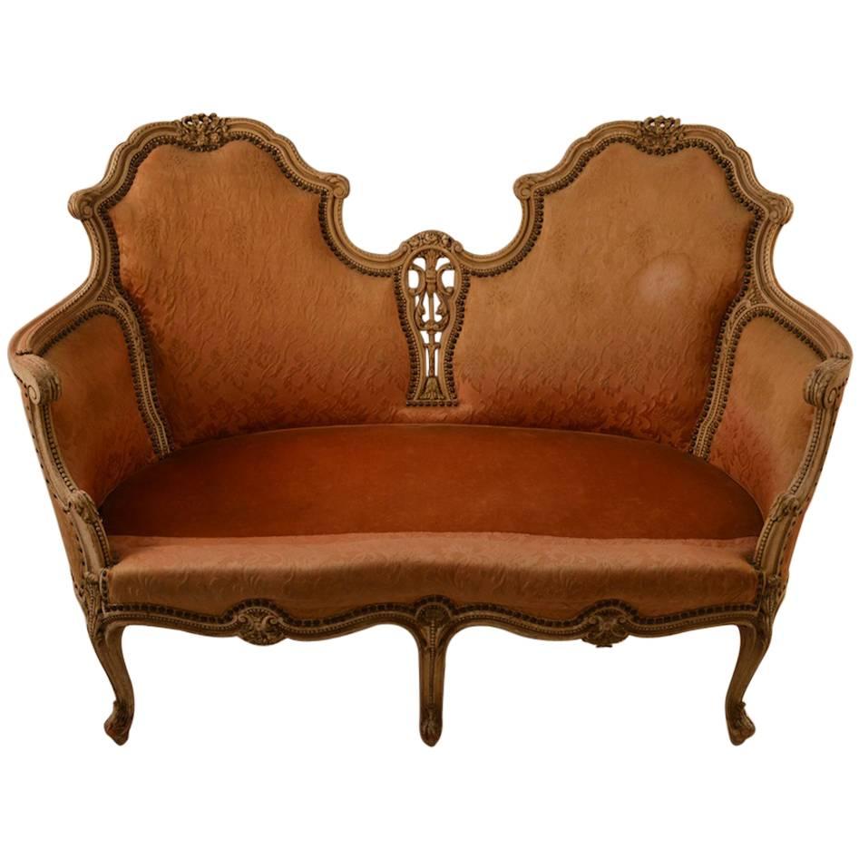 French Provincial Loveseat Frame