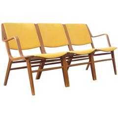 Peter Hvidt and Orla Mølgaard-Nielsen for Fritz Hansen, 'Ax' Sofa in New Fabric