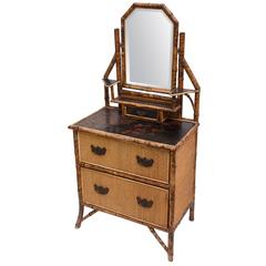 19th Century English Bamboo Dresser 8