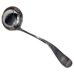 Tiffany Antique Sterling Silver Ivy Pattern Soup Ladle