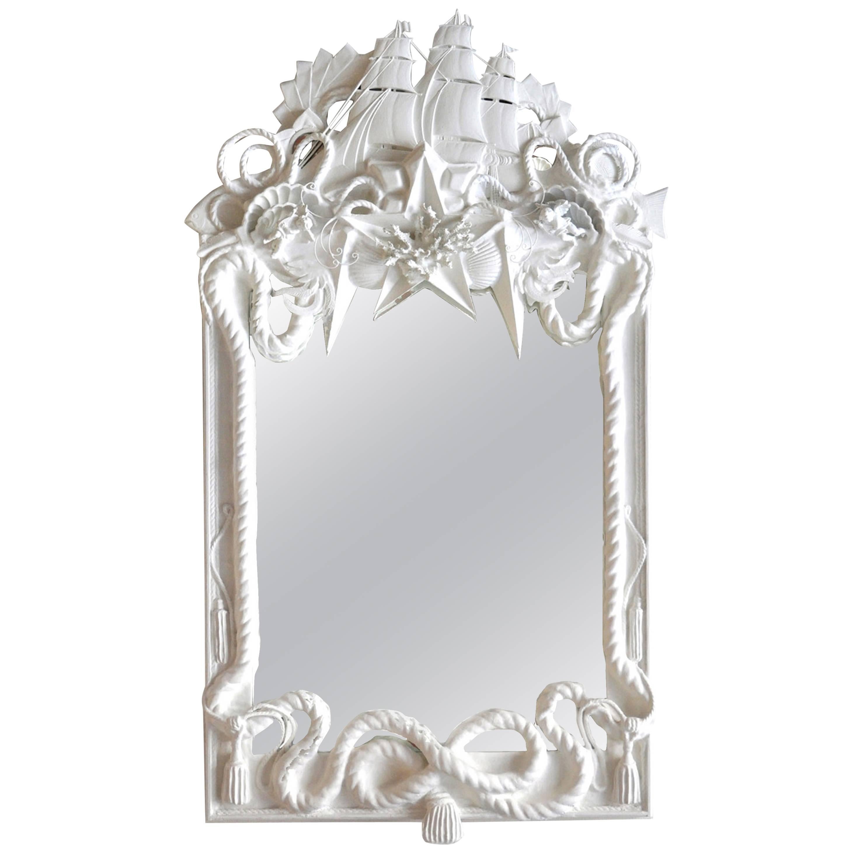 Grand Fluyt, Large Objet Trouve Mirror For Sale