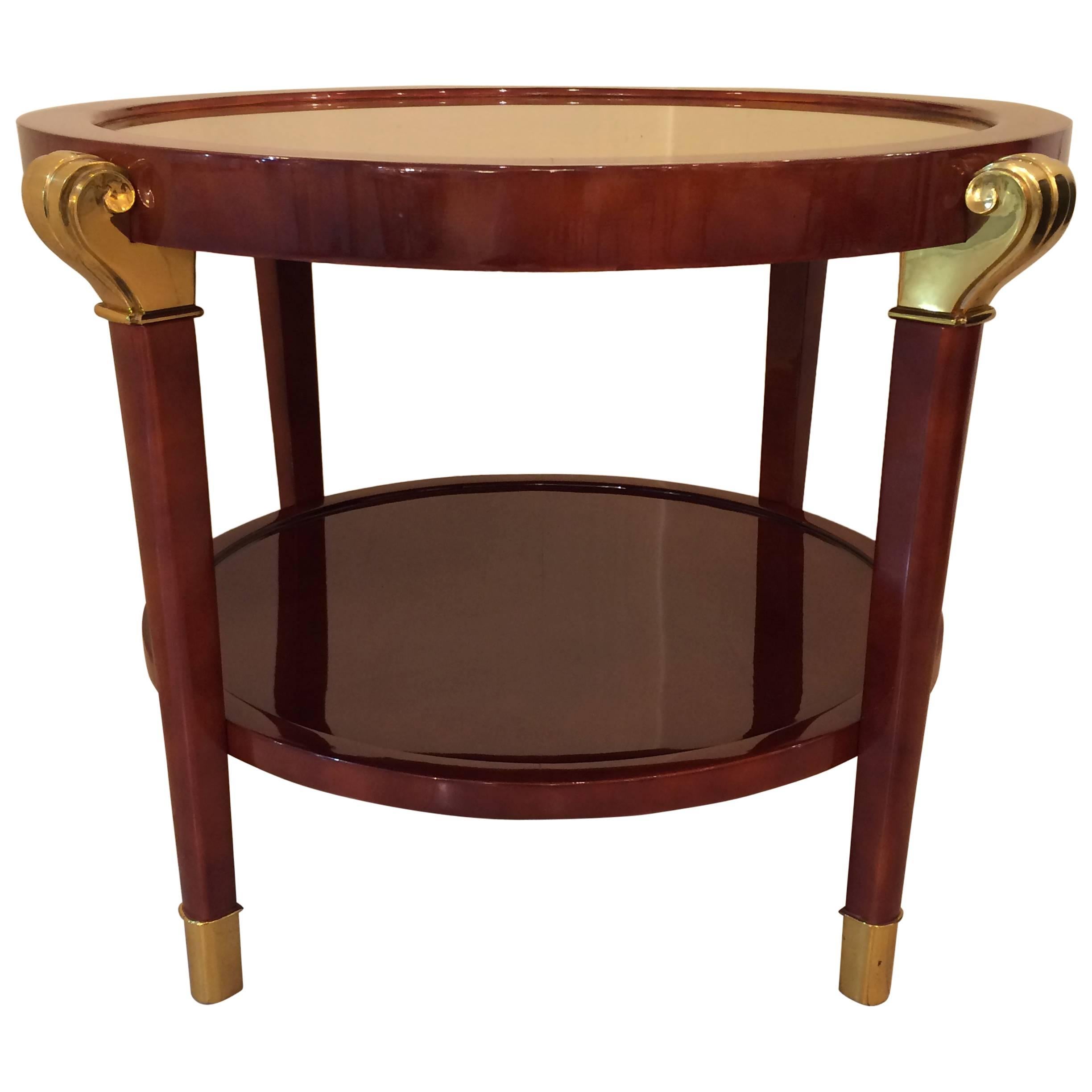Precious French Art Deco Lacquer Table For Sale