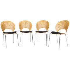 Set of Four Trinidad Chairs by Nanna Ditzel, Danish, Retro