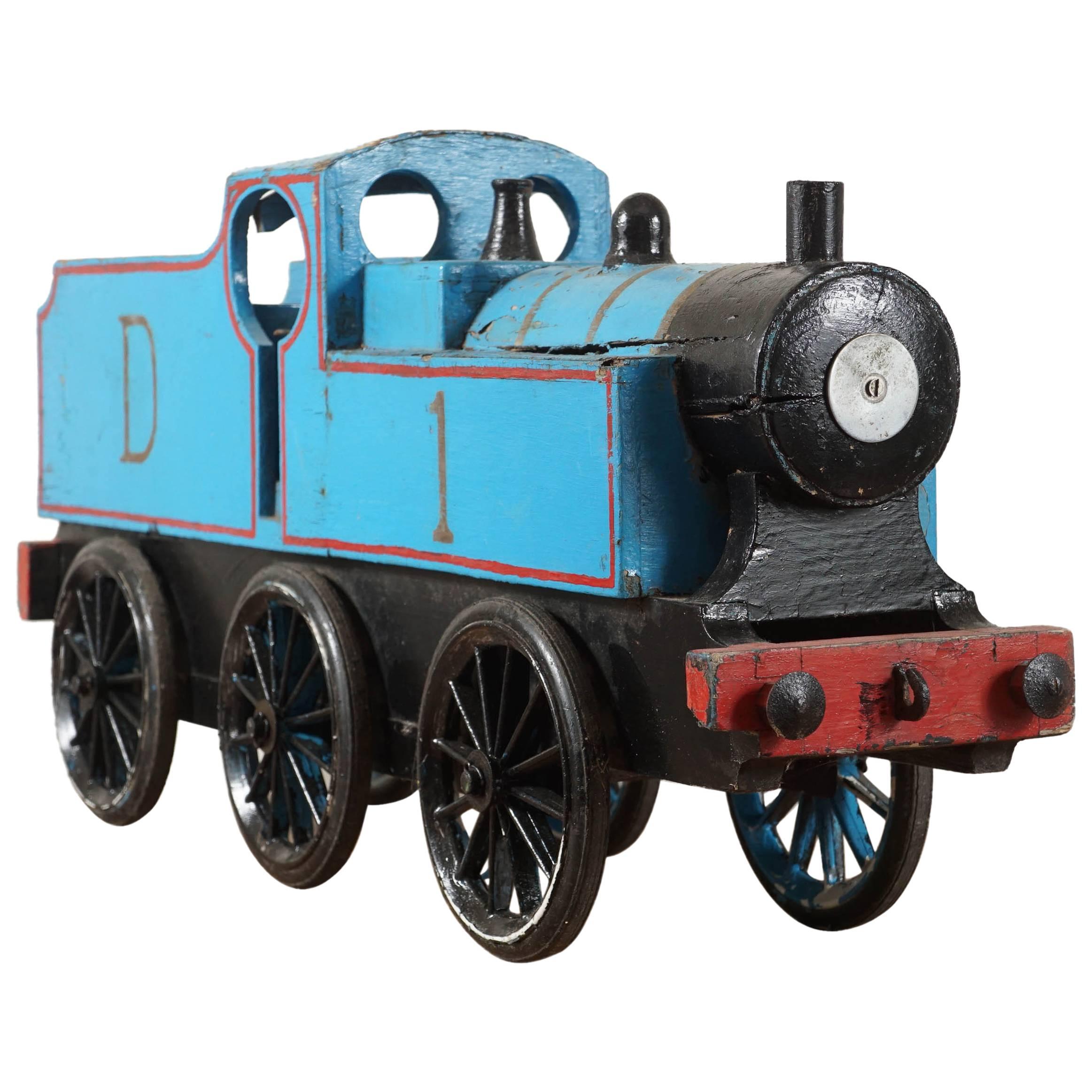 Blue Toy Train