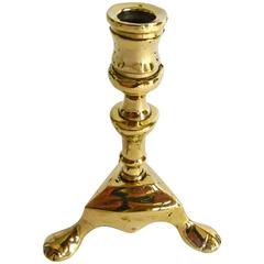 Spanish Brass Taperstick, circa 1800
