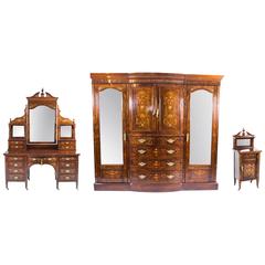 Antique Victorian Bedroom Suite by Edwards & Roberts, circa 1880
