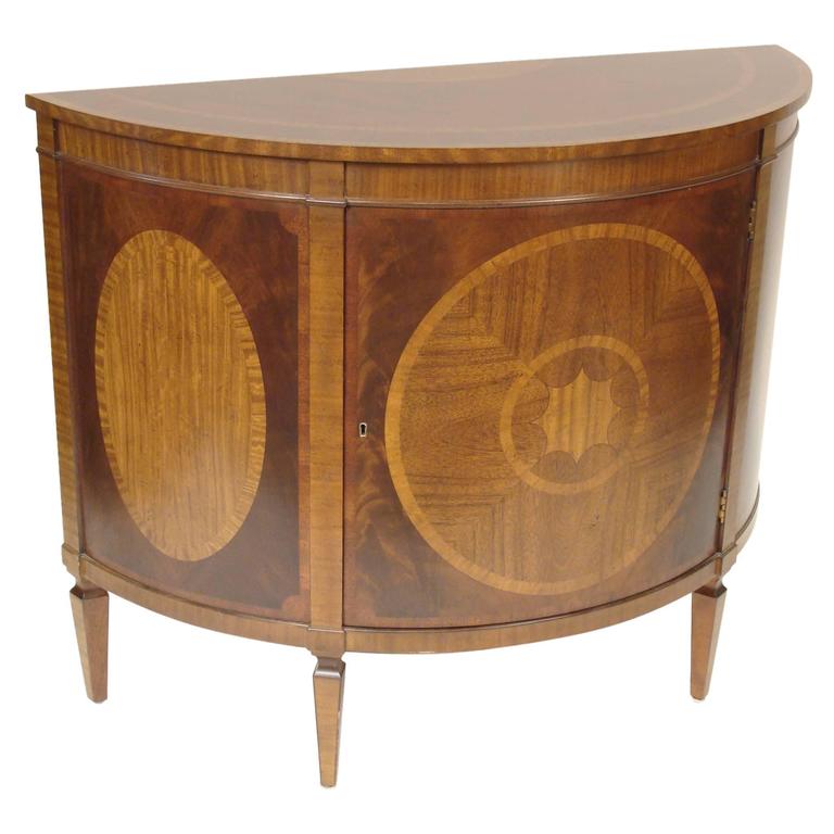 Demilune cabinet ethan allen deals