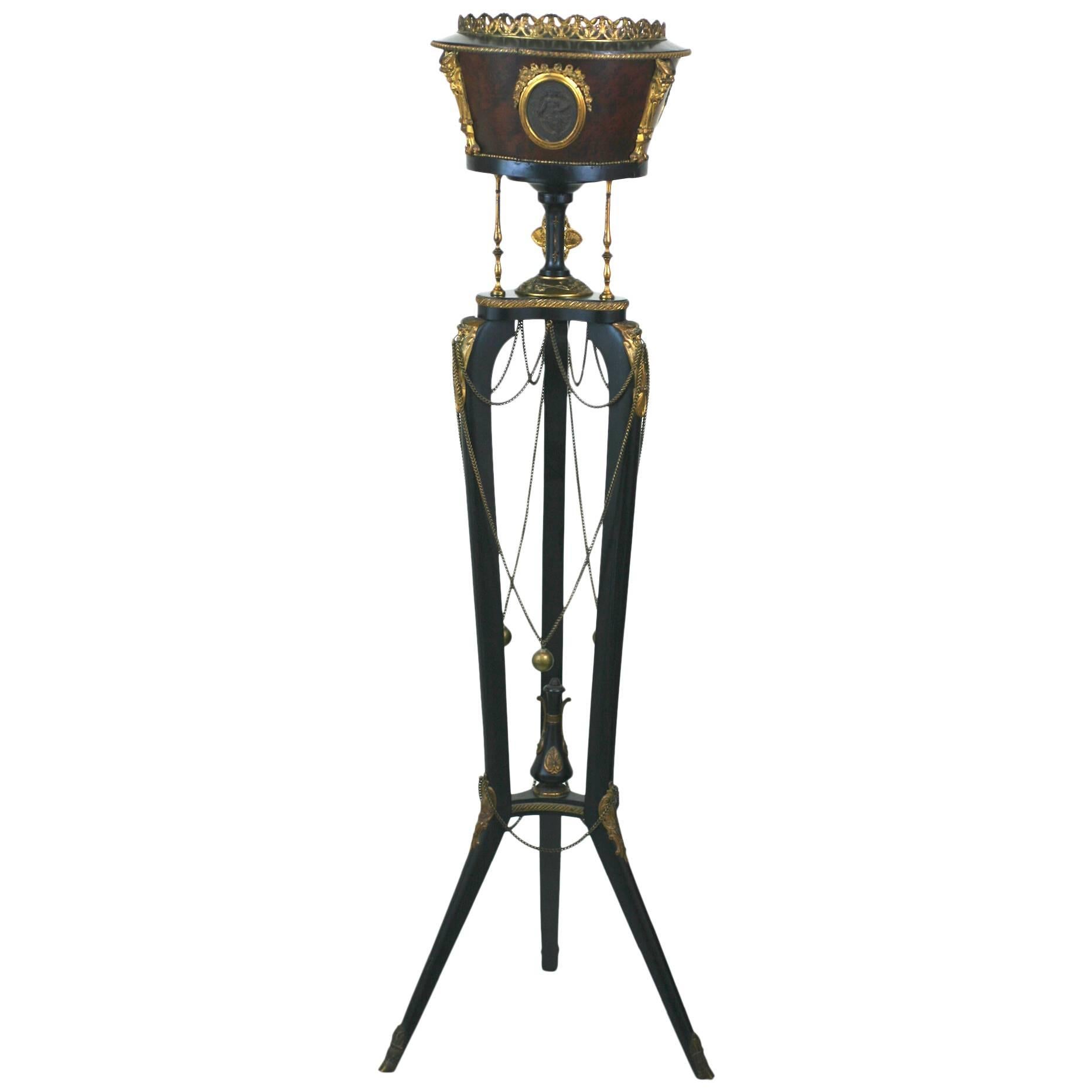 Napoleon III Decorated Fern Stand For Sale