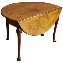 Mid-18th Century Well Figured Mahogany Pad Foot Table